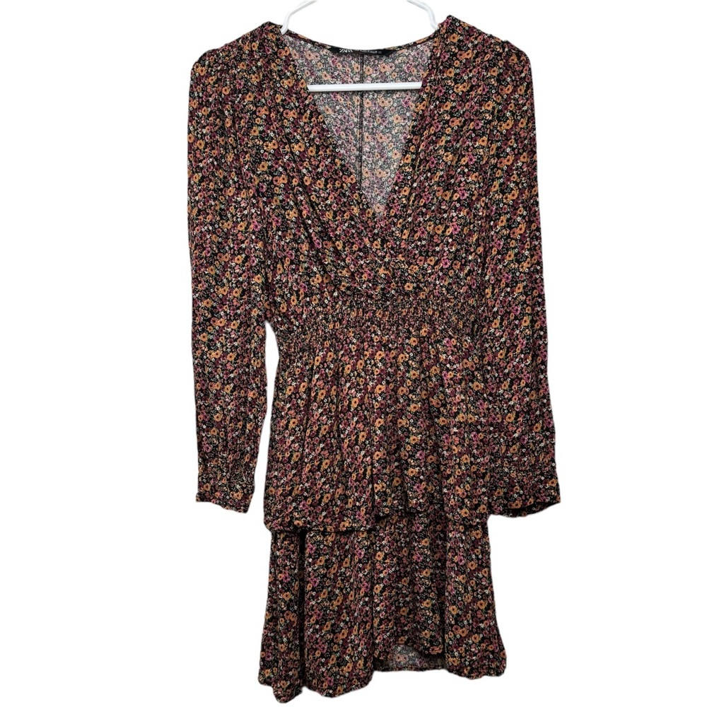Zara Floral Mini Dress Size S